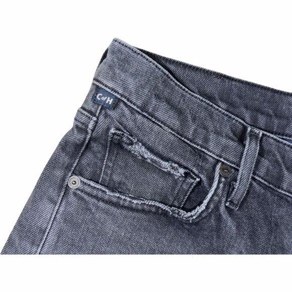 Citizens of Humanity Emerson Slim Boyfriend Jeans Gray Distressed 25 - Picture 7 of 8